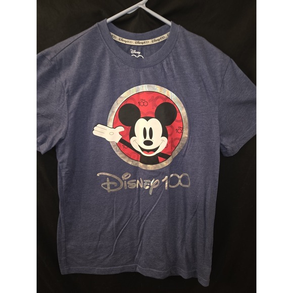 Disney 100th Anniversary Mickey Mouse T-Shirt Size Small 100 Years Of Wondering - Picture 2 of 7